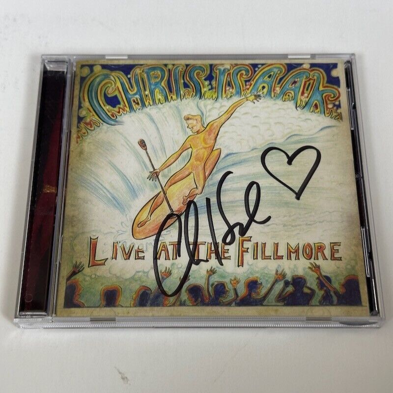Chris Isaak Live at The Fillmore 2010 AUTOGRAPHED Mailboat Records EXCELLENT