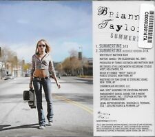 Summertime [Promo Single] by Brianna Taylor (Cd 2008) [2 Versions]