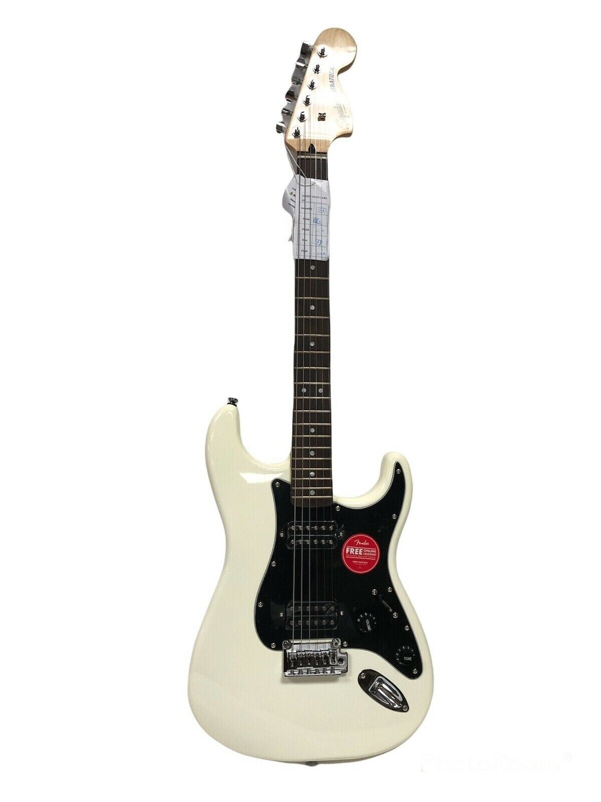 Squier Affinity Series Stratocaster HH Electric Guitar Olympic White New