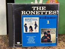 The Ronettes Volume 1 - Fabulous + self-titled s/t CD TNT Laser 1992 VG+ picture