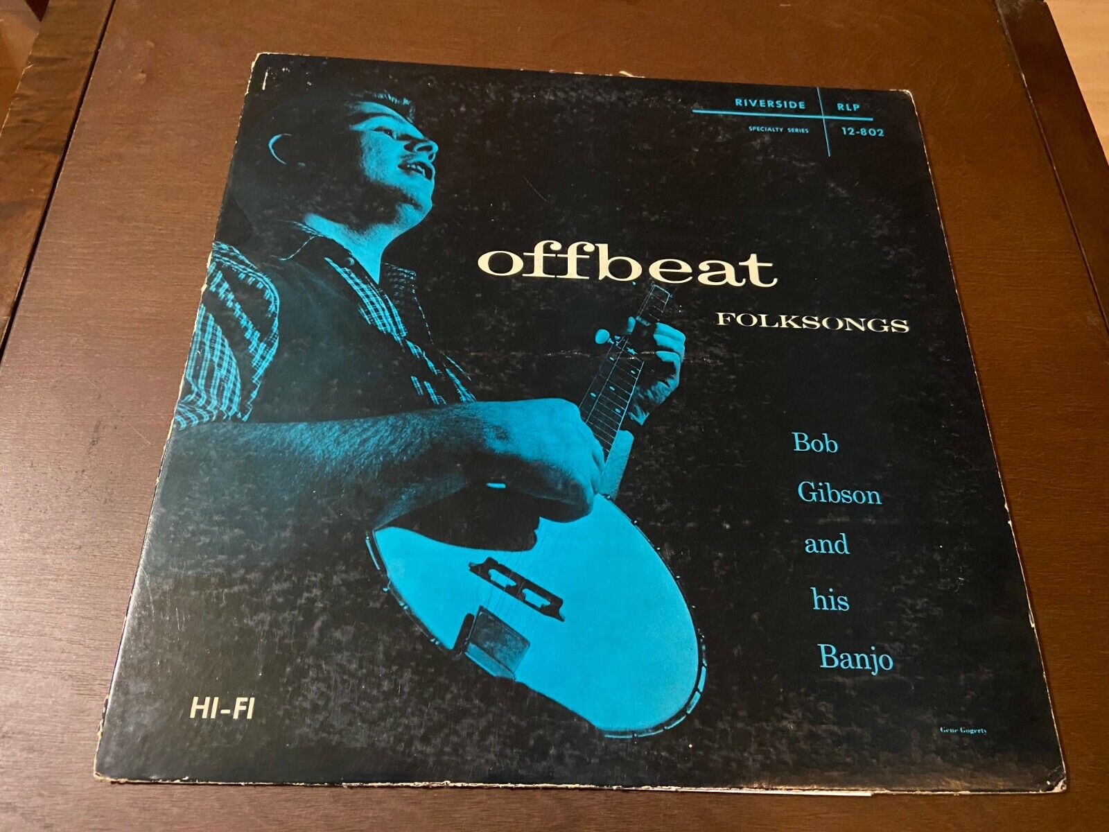 Offbeat Folksongs~Bob Gibson and his banjo~Riverside Folk Roots LP~FAST SHIPPING