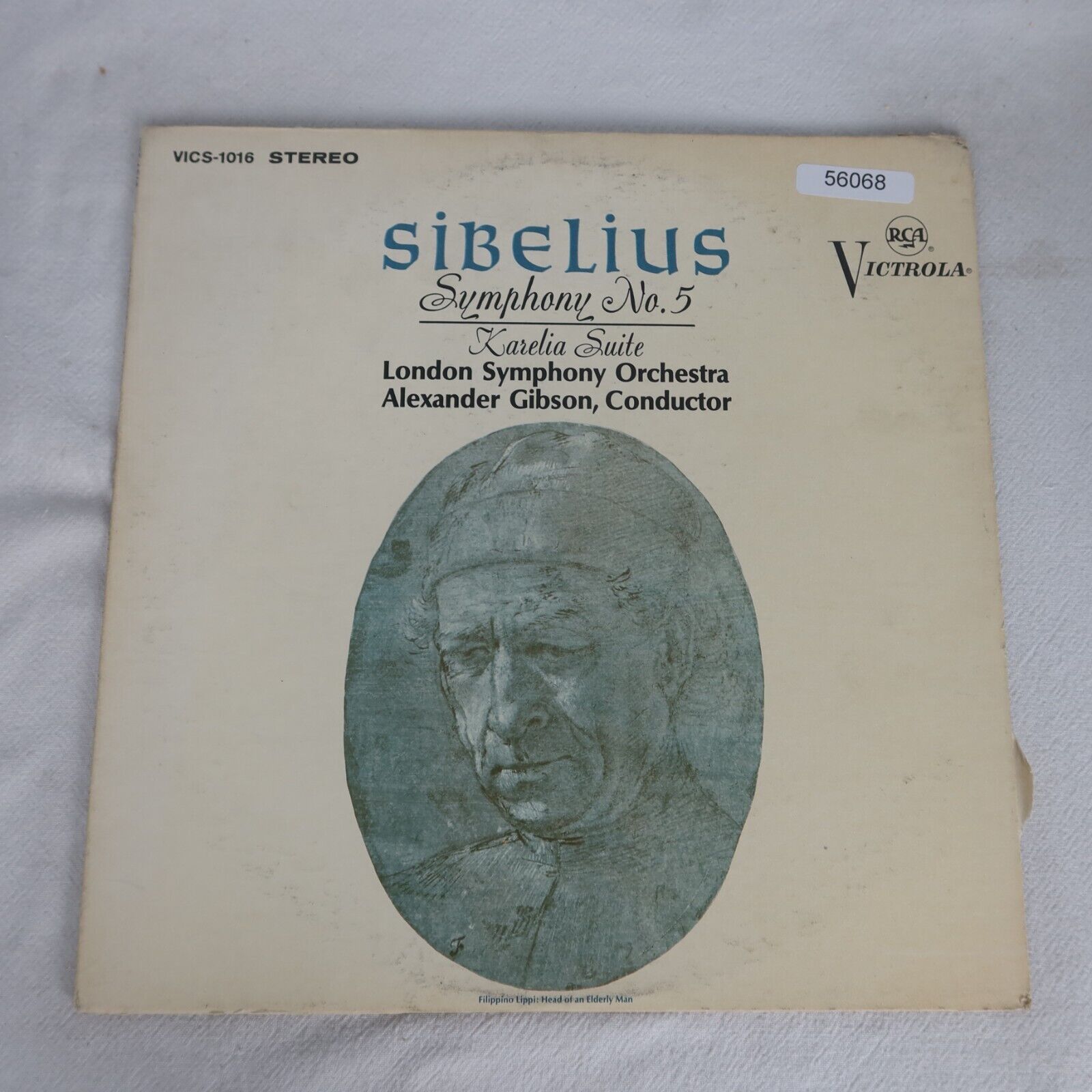 Alexander Gibson Sibelius Symphony No 5 LP Vinyl Record Album