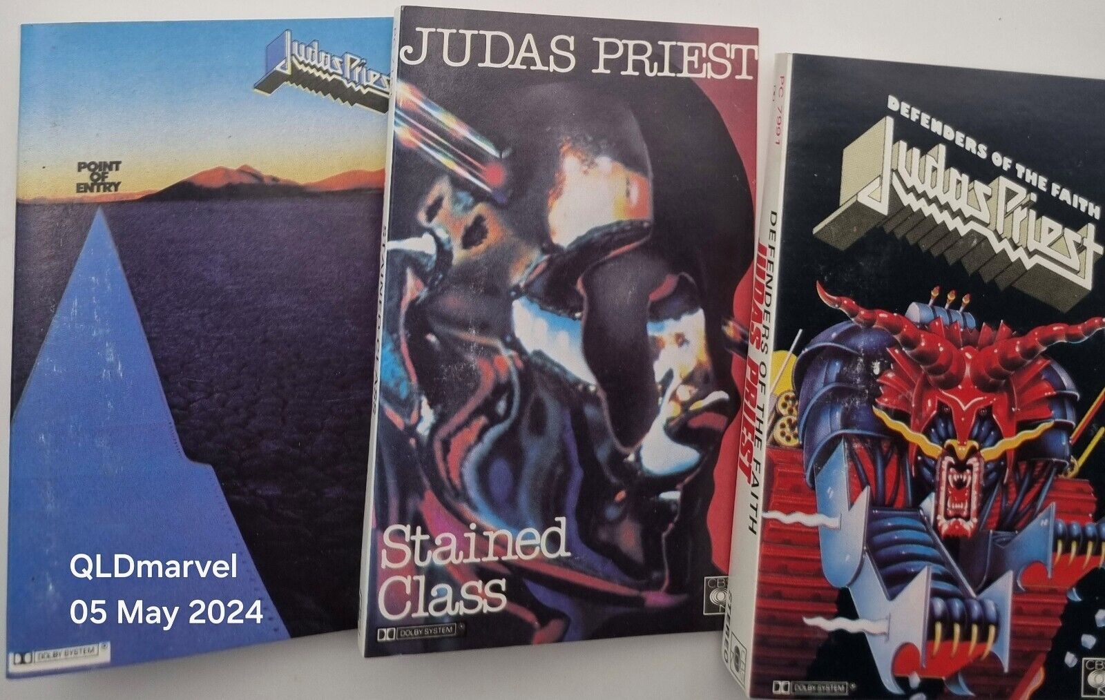 Vintage 1978 1981 1984 3 Judas Priest Cassette Tapes Heavy Metal