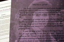 Annette Funicello Personal Property 1982 Promised Land Lyrics Tribute to Parents picture