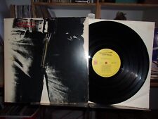 ROLLING STONES STICKY FINGERS 1973 Orig Release Zipper & Insert ANDY WARHOL  EX picture