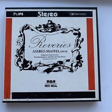 RARE 7-1/2IPS DOLBY ANDRES SEGOVIA REVERIES RCA RED SEAL REEL TAPE Dolby picture