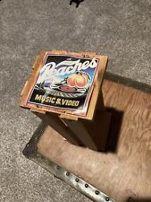 Vintage Peaches Records and Tapes Store CD Crate. SEE PHOTOS picture