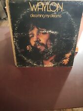 Waylon Jennings Dreaming My Dreams RCA Records 1975 EX LP Vinyl BS picture