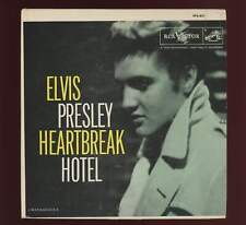 Elvis Presley Heartbreak Hotel on RCA EPA 821 Rare Orange Label EP 45 With Cover picture