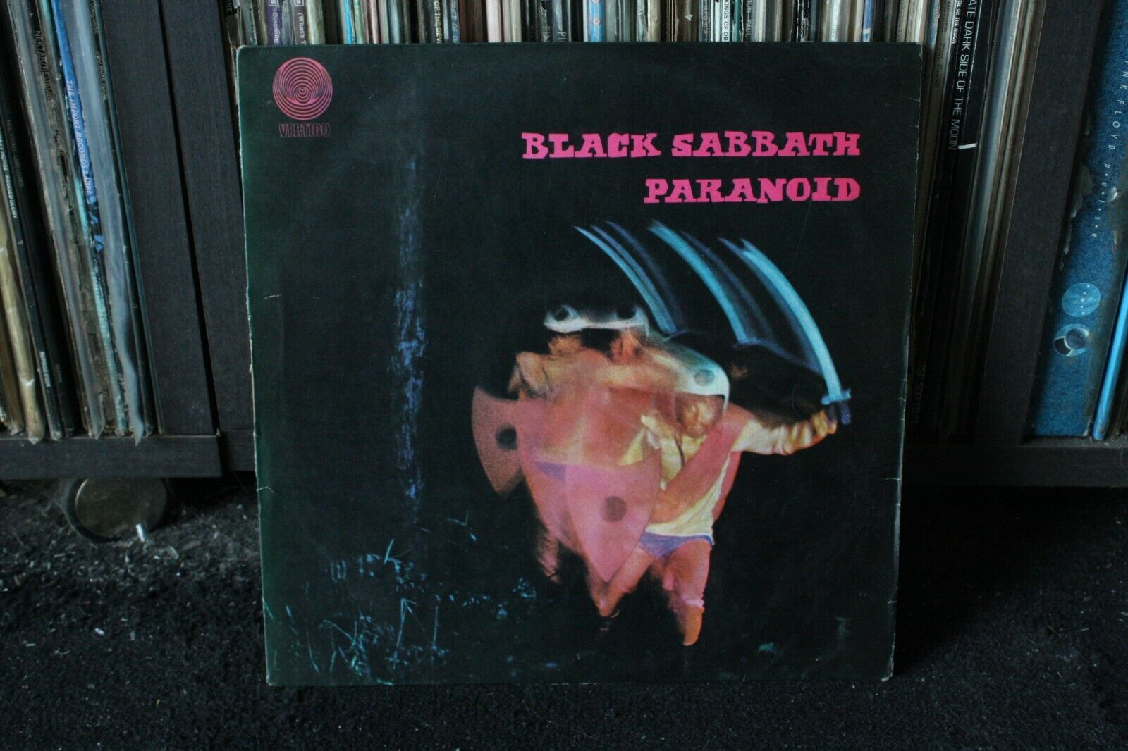 BLACK SABBATH PARANOID  ORIGINAL 1971  FIRST PRESS VERTIGO DIFF BACK COVER   LP