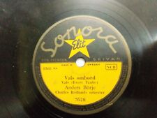 ANDERS BORJE  SONORA RARE 78 RPM RECORD SWEDEN VG+ picture