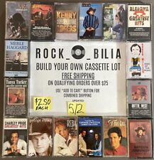 $2.5 BARGAIN BIN COUNTRY BUY 10 GET  CASSETTE BUILD YOUR LOT OUTLAW picture