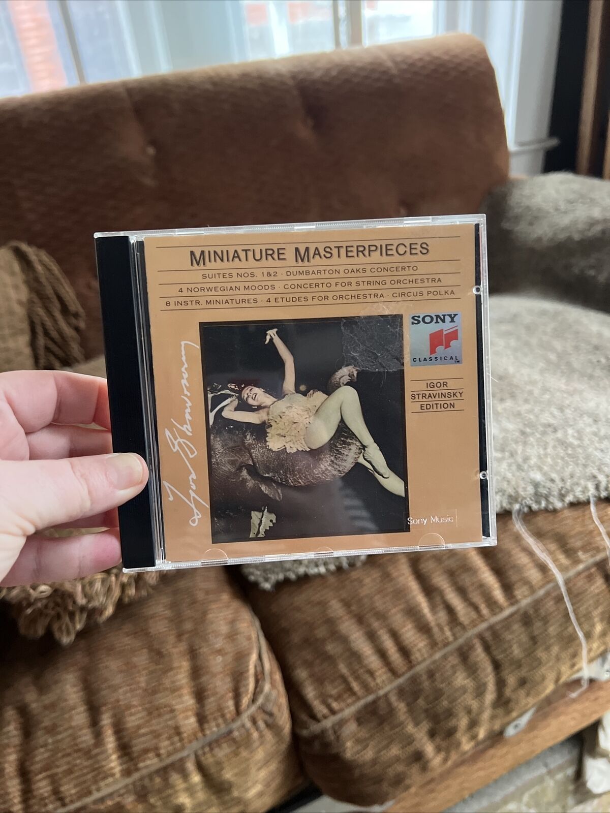 Miniature Masterpieces Igor Stravinsky Classical Sony CD