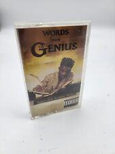 1991 Vintage THE GENIUS words from the genius CASSETTE rap RARE wu-tang clan GZA picture