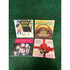 Vtg Lot of 4 Christmas Holiday Vinyl Records 33 Rpm  picture