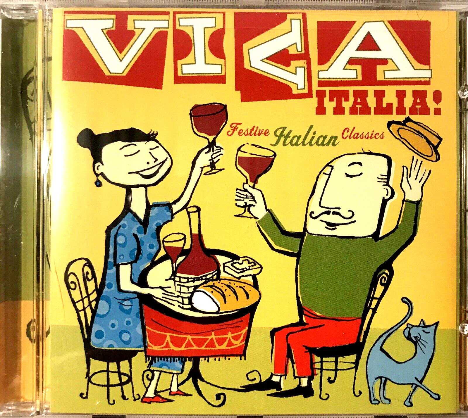 Vintage-Viva Italia: Festive Italian Classics  Various Artists Music CD, (1996)