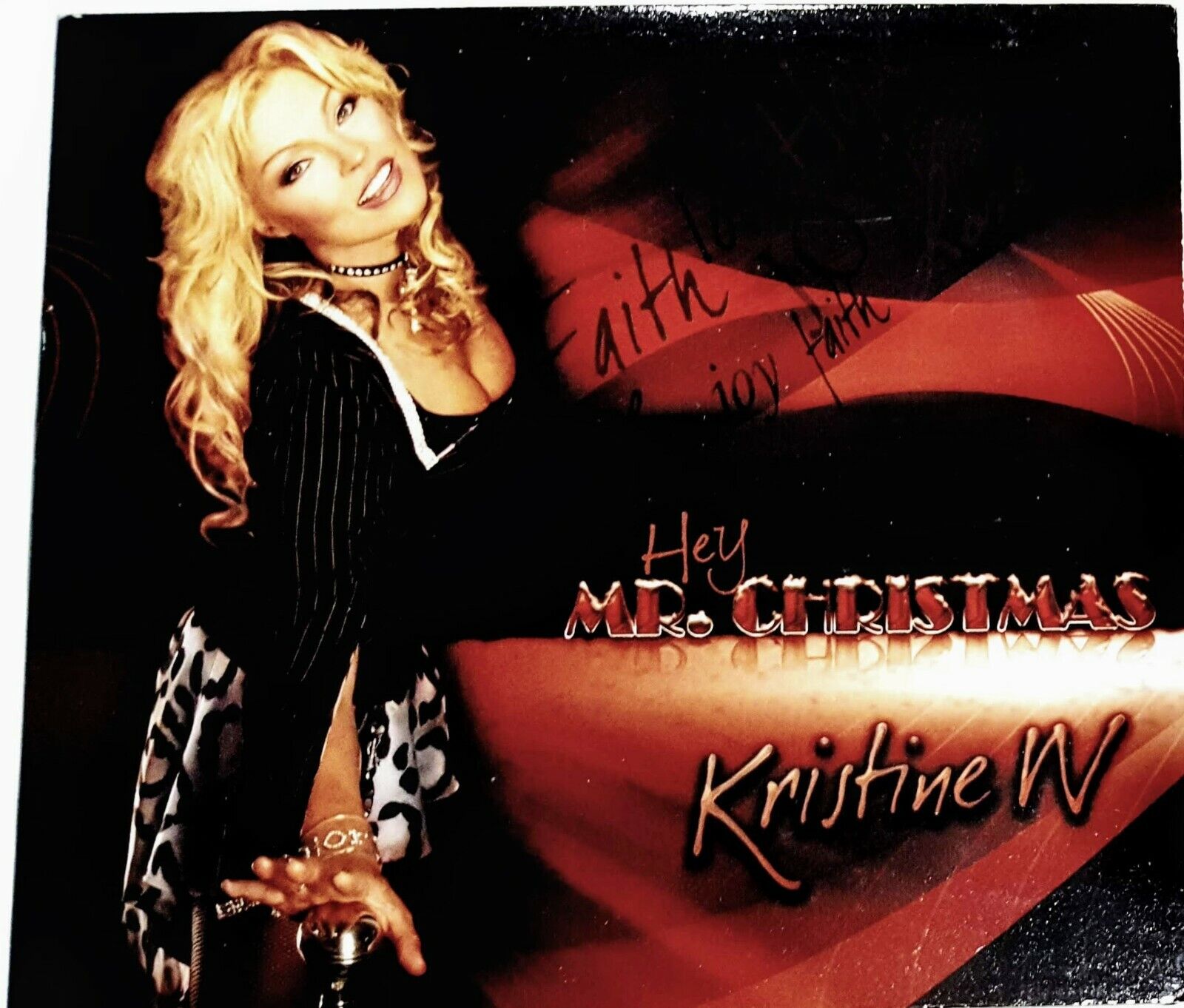 CHRISTMAS CD Hey, Mr. Christmas by Kristine W. (CD 2008 FAM Rec.) READ TRACKLIST
