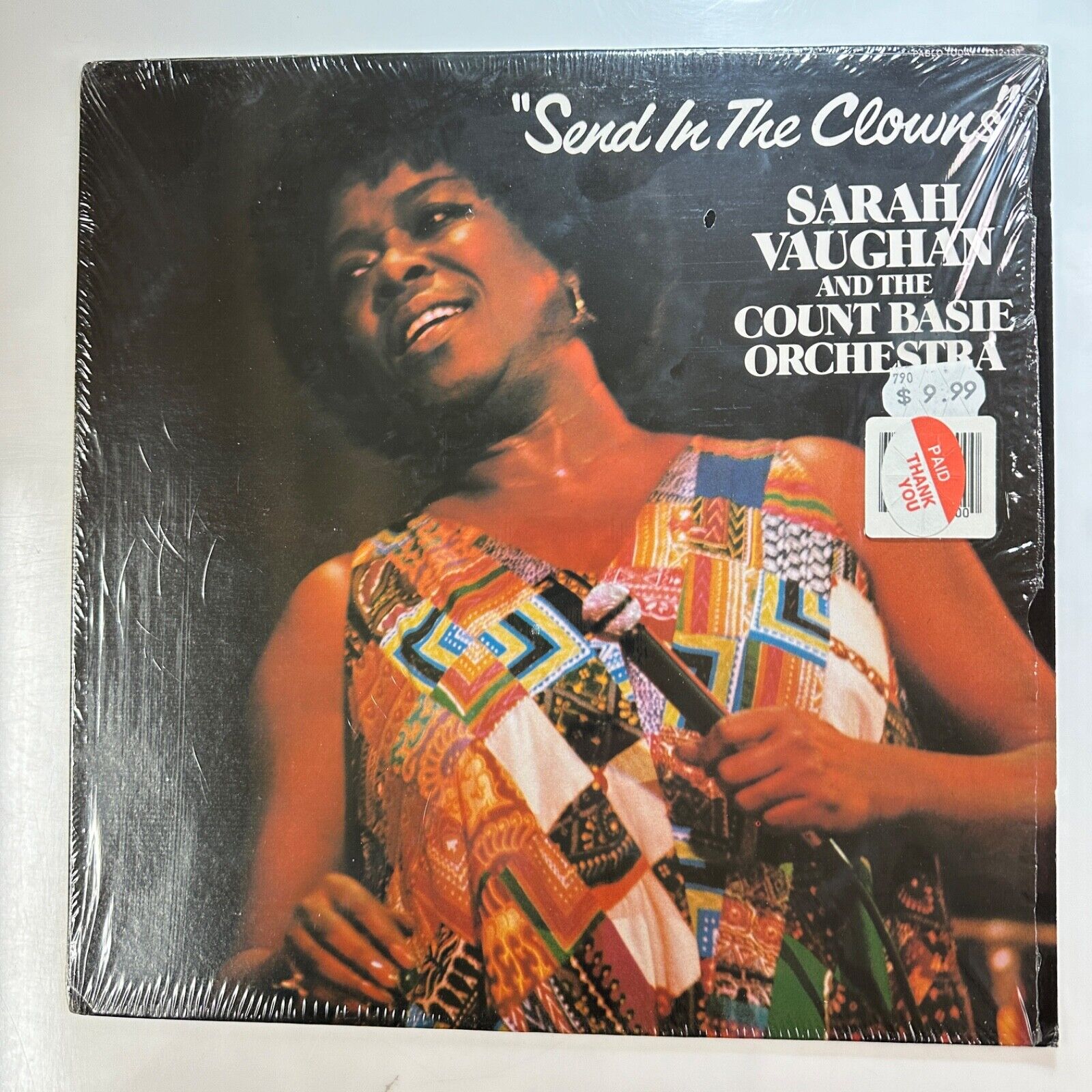 Send In The Clowns LP Record Vinyl Sarah Vaughn