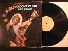 Mick Ronson ‎– Play Don't Worry - 1975 Vinyl 12'' Lp./ VG+/ Glam Hard Pop Rock picture
