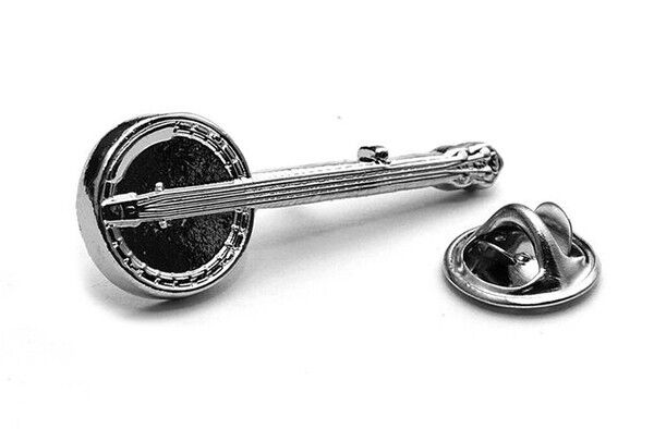 Banjo Lapel Badge - Music Gift - Gift for Banjo Player - Musical Lapel Pin