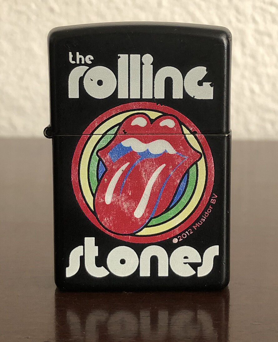 Zippo  The Rolling Stones Distressed Tongue