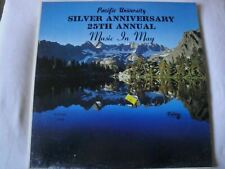 PACIFIC UNIVERSITY SILVER ANNIVERSARY 25TH ANNUAL MUSIC IN MAY DOUBLE VINYL LP  picture