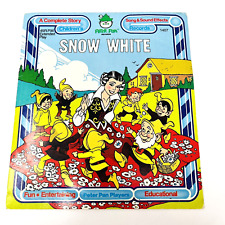 Peter Pan Records Snow White 45RPM Complete Story Songs Sound Effects 1407 picture
