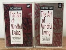 Vtg 1991 Set Pair 2 The Art Of Mindful Living Thich Nhat Hanh Cassette Tapes picture