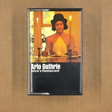 ARLO GUTHRIE Cassette Tape ALICE'S RESTAURANT Rock Folk Rare picture