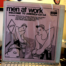 MEN AT WORK - WELCOME TO AMERICA- CA- CA /  NOM de PLUME RECORDS 1282 - RARE picture
