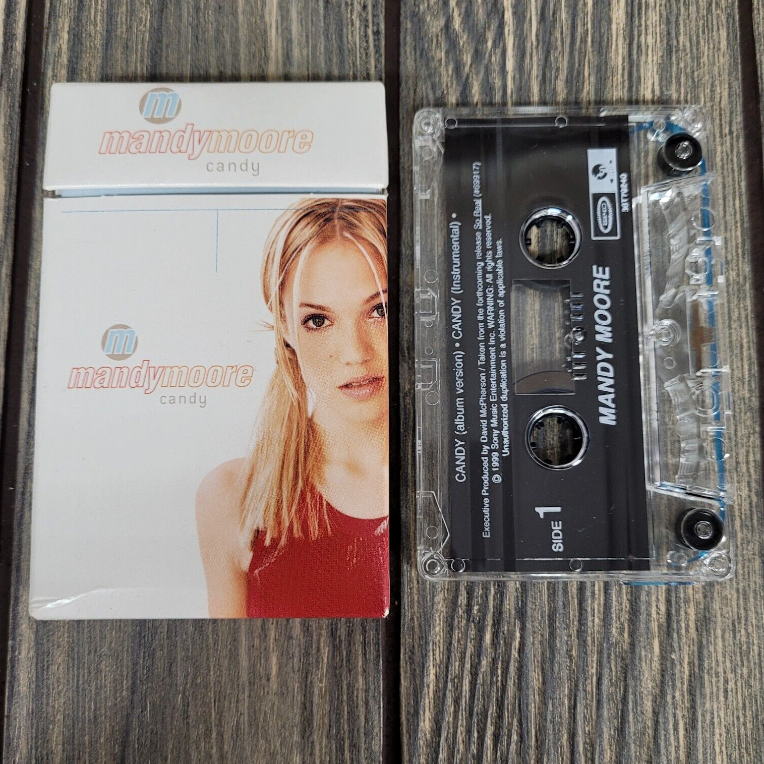 Mandy Moore: Candy (Cassette Debut Single, 1999) w/Flip Top Case & Insert EUC