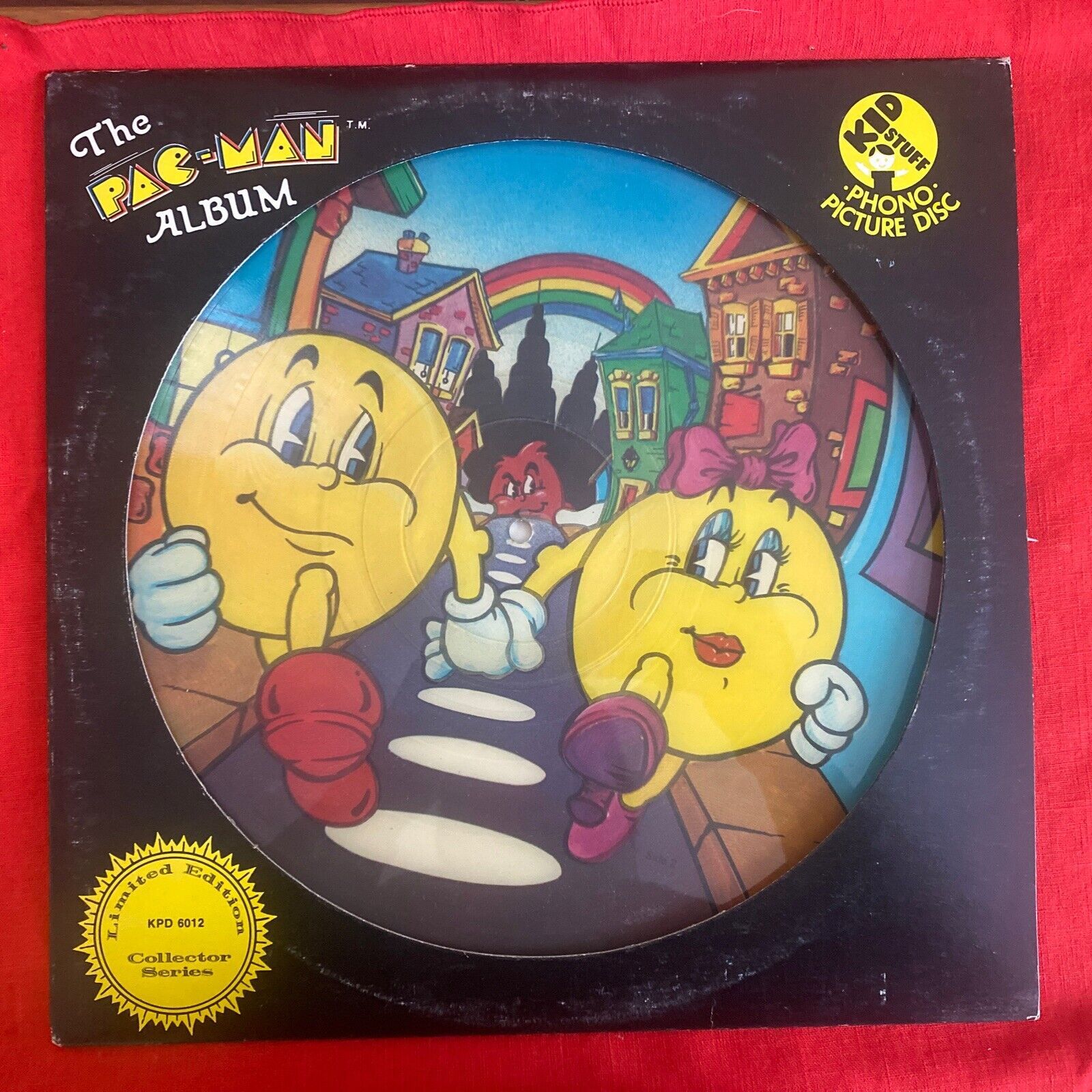 Vintage 1980 ‘The Pac-Man Album’ LP Picture Disc KPD 6012 Vinyl Collector Series