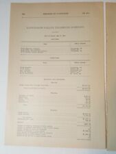 1910 document CONYNGHAM VALLEY TELEPHONE COMPANY Nuremberg Drums Pennsylvania  picture