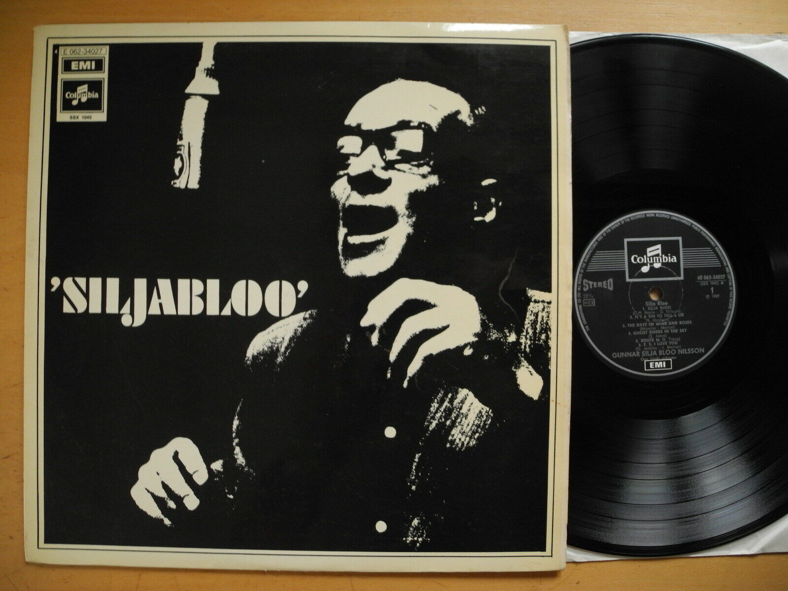 GUNNAR 'SILJABLOO' NILSSON Silja-bloo Is back LP 1969 EX-