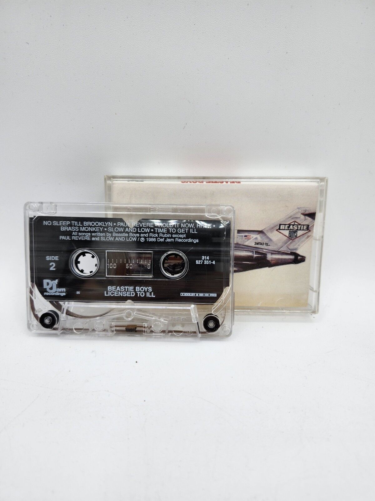 Beastie Boys “Licensed To ILL” Def Jam 1986 Cassette Tape OG USA VTG