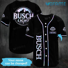 Personalized-  Busch Light Beer Lovers Gift Black Jersey Shirt, Size S-5XL picture