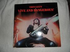 Thin Lizzy Live and Dangerous vinyl 2 album set (c)1978 Warner Bros Records picture