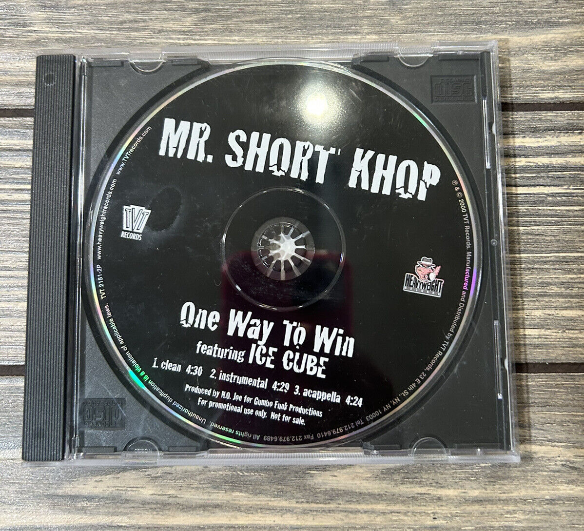 Vintage 2000 Mr Short Khop One Way To Win CD Featuring Ice Cube Promo