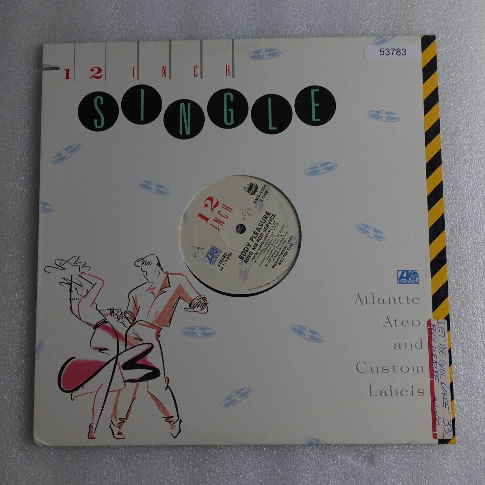 Eddy Pleasure Let The Little Girl Dance PROMO SINGLE Vinyl Record Album