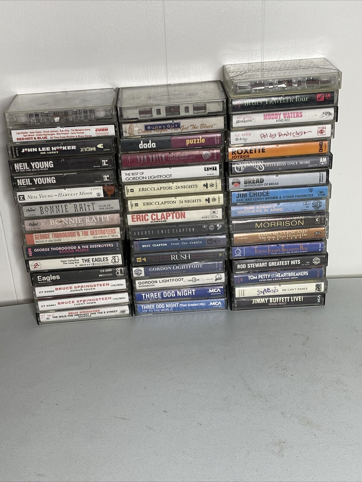 Vintage Cassette Tape Lot 46 Various Genres - Cassettes
