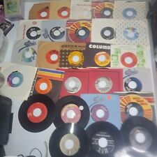 LOT OF 27 45 RPM VINYL RECORDS:JAY JAY EPIC MGM CAPITOL CHIEF WB W/OEM SLEEVES picture