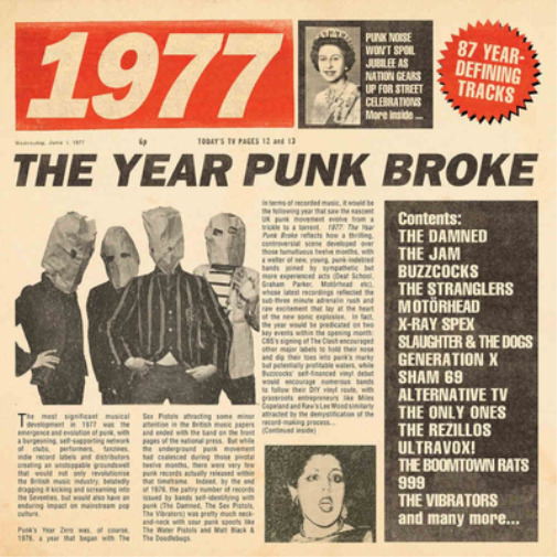 Various Artists 1977: The Year Punk Broke (CD) Box Set (UK IMPORT)
