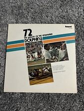 Vintage 1972 Miami Dolphins LP 72 The Season Of The Undefeated Vinyl picture