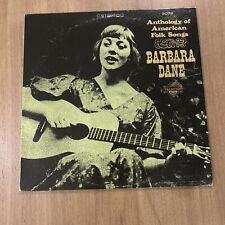 BARBARA  DANE       LP    ANTHOLOGY OF AMERICAN FOLK SONGS picture