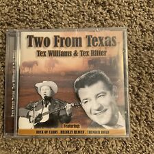 TEX WILLIAMS &TEX RITTER - Two From Texas - CD - NEW - SEALED - G5 picture