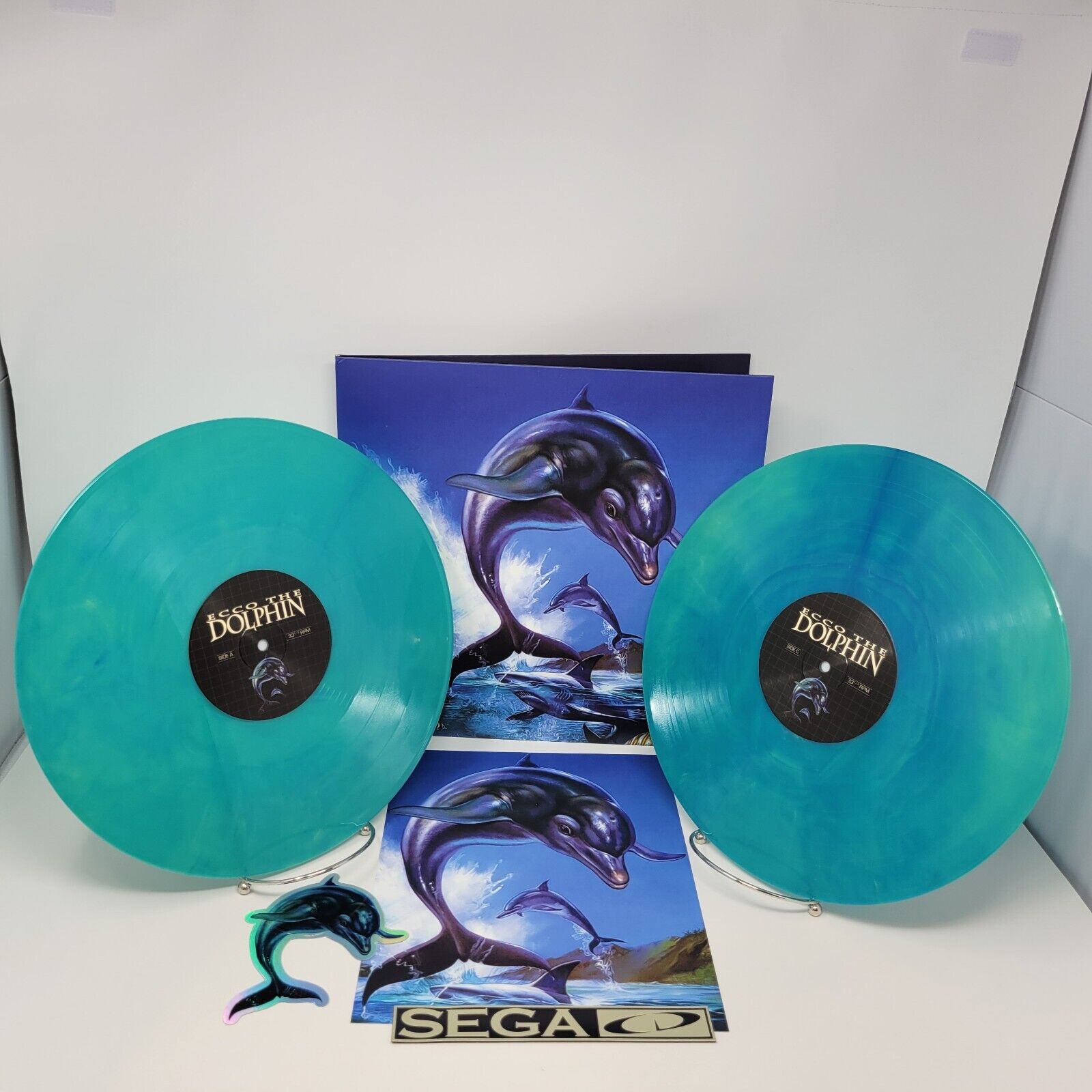 Ecco The Dolphin Vinyl LP Record OST VGM Soundtrack Sega Genesis Not Moonshake