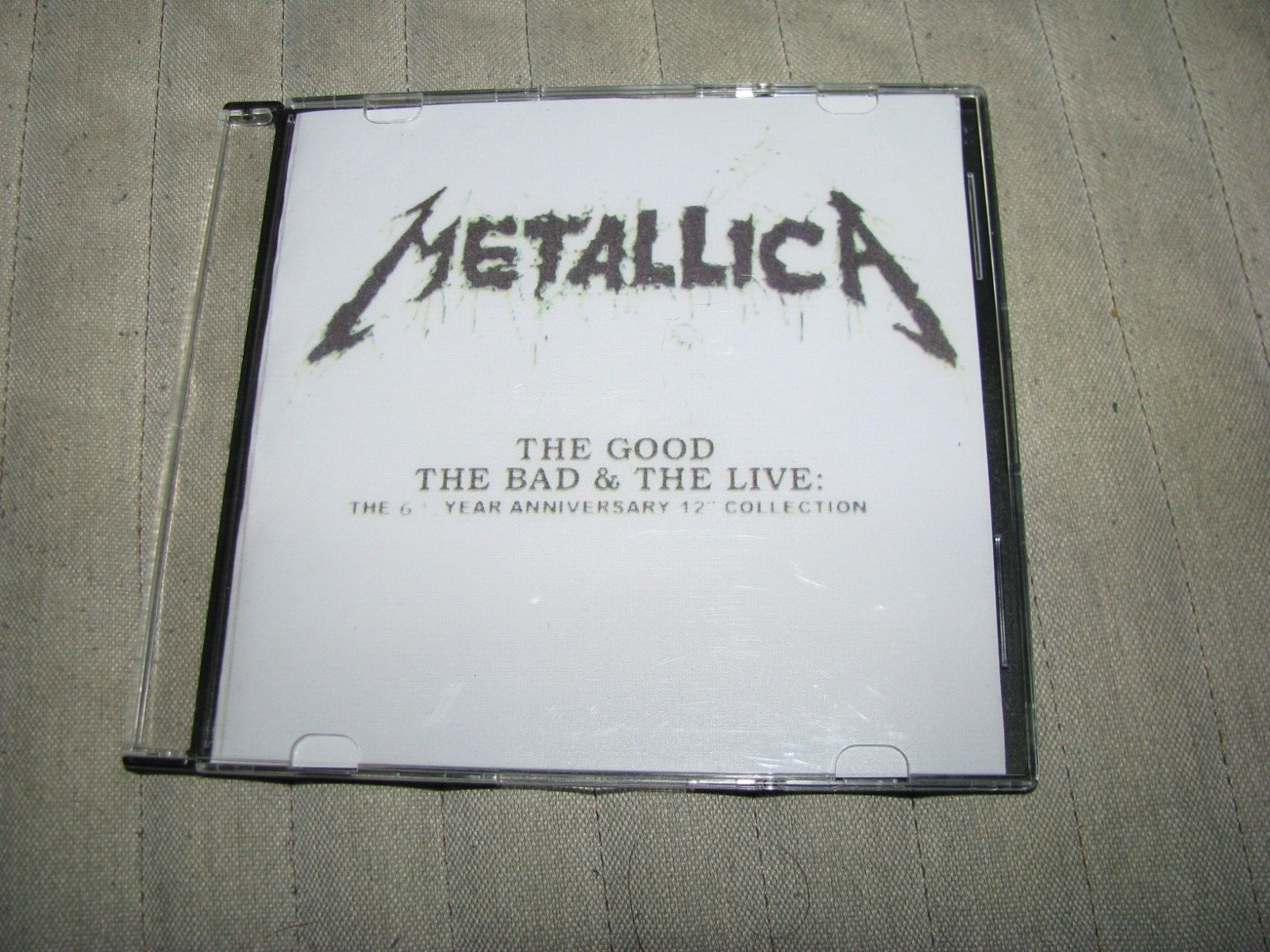 METALLICA (THE GOOD THE BAD & THE LIVE)ULTRA RARE  SPECIAL UNIQUE PROMO PRESS CD