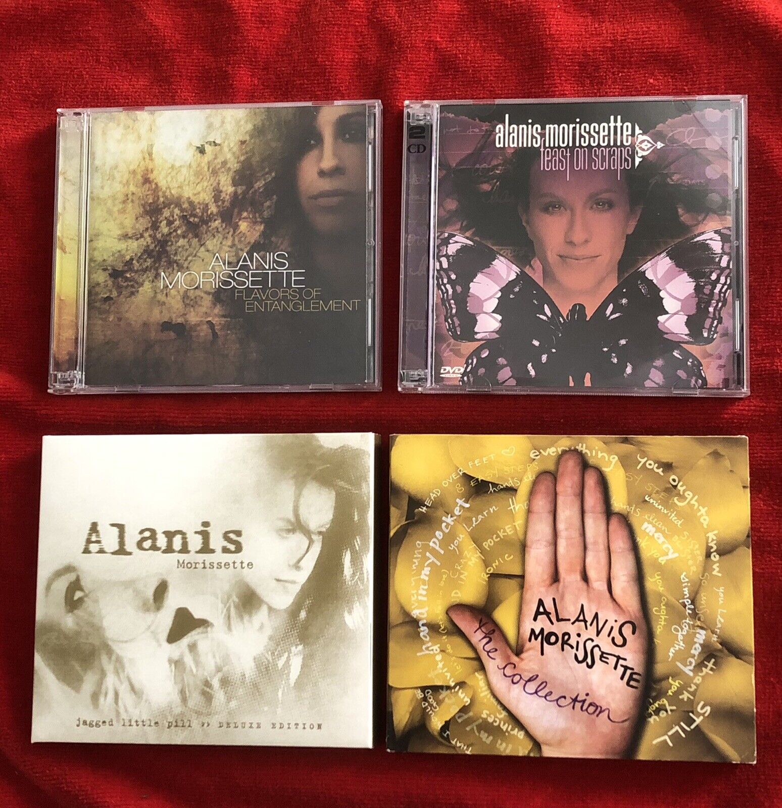 Alanis Morissette 4 pack of CD / DVD MINT