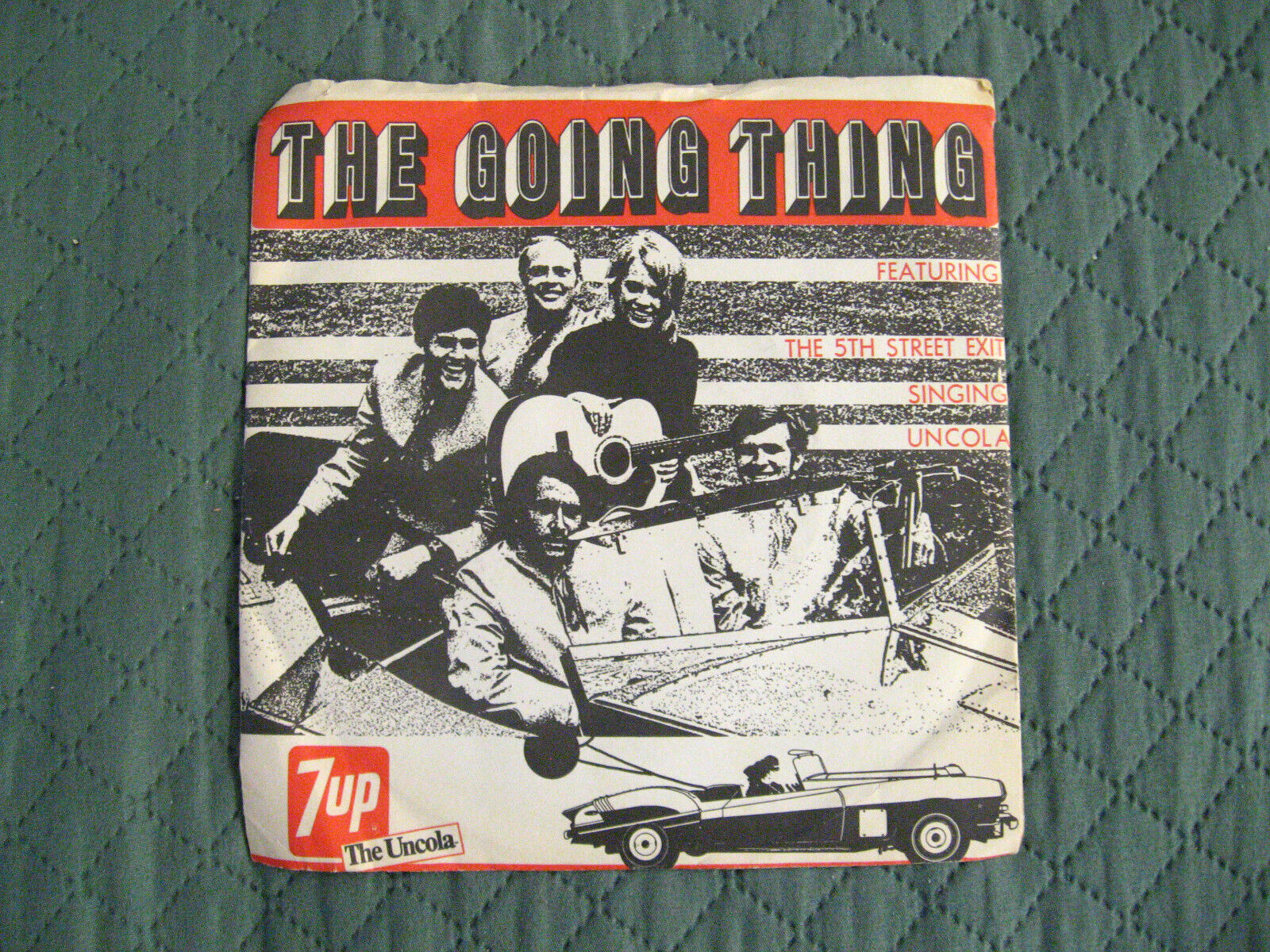 7up Uncola Song Macy\'s 1966 Record 45RPM - Vintage Fifth St Exit Holly Penfield
