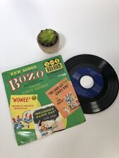 Vintage Bozo Starring Larry Harmon Golden Record 3 on 1 45 LP  picture